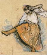 Edgar Degas Russian Dancer France oil painting artist